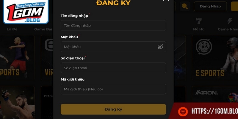Quy trình đăng ký tài khoản game cực kỳ đơn giản và dễ hiểu
